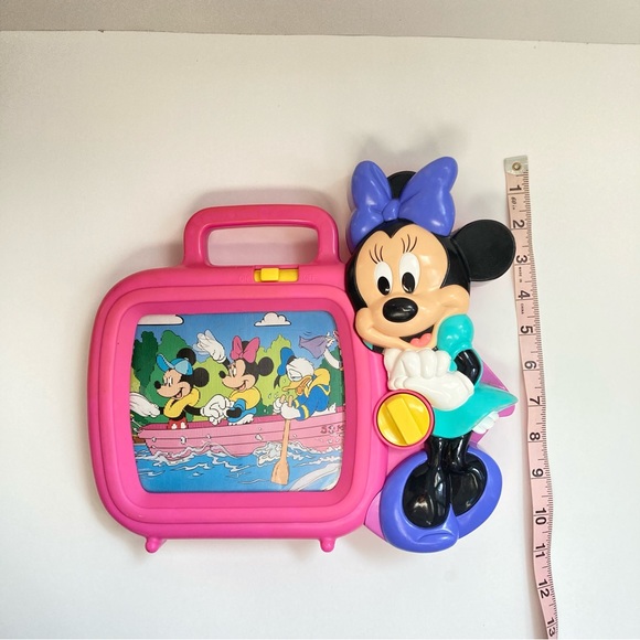 DISNEY - Minnie Mouse wind up Musical TV Vintage - Picture 5 of 9